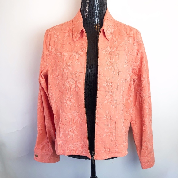 Coldwater Creek Jackets & Blazers - Coldwater Creek Womens Sz Medium Jacket Button Fro